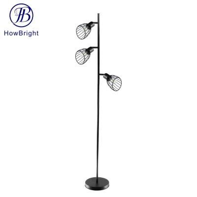 Amazon Top Sale LED Corner Floor Lamp USA Standard E14 Base Standing Floor Lamp for Room/Hotel /Office/Decoration