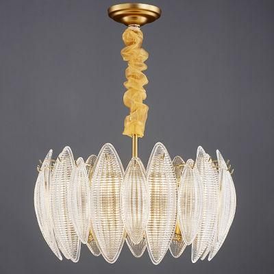 Asian Lotus Style Crystal Chandelier Bedroom Dining Room Pendant Lamp