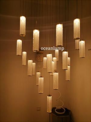 2021 Oceanlamp Flesh Lighting Acrylic Cylinder Pendant Lamp Omd821601