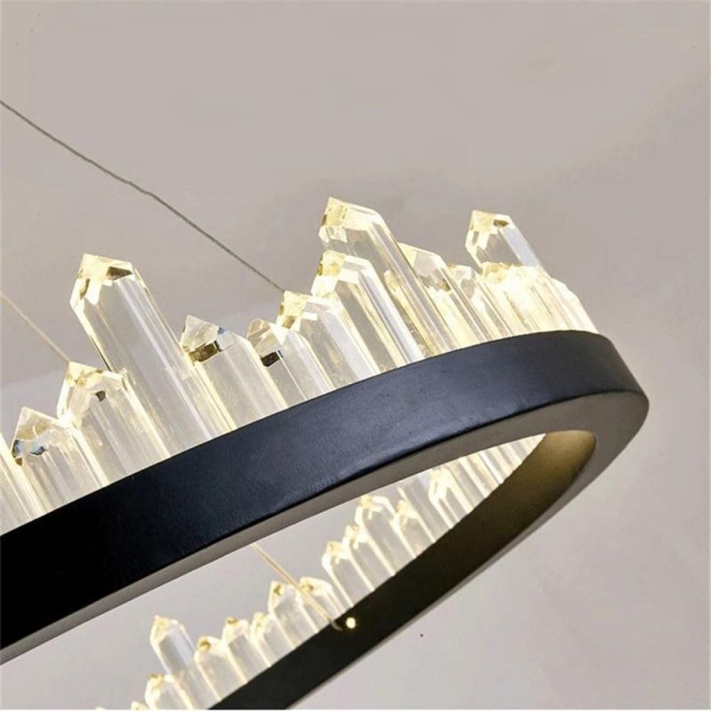 Modern Crystal Pendant Lights Living Room Kitchen Bedroom Hanging Light Fixtures Dining Room Modern Decor Hanging Lamps