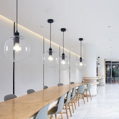 Modern Simple and Fashion Clear Galss Chandelier LED Hanging Lamp Pendant Lighting for Salon, Restaurant and KTV Zf-Cl-094