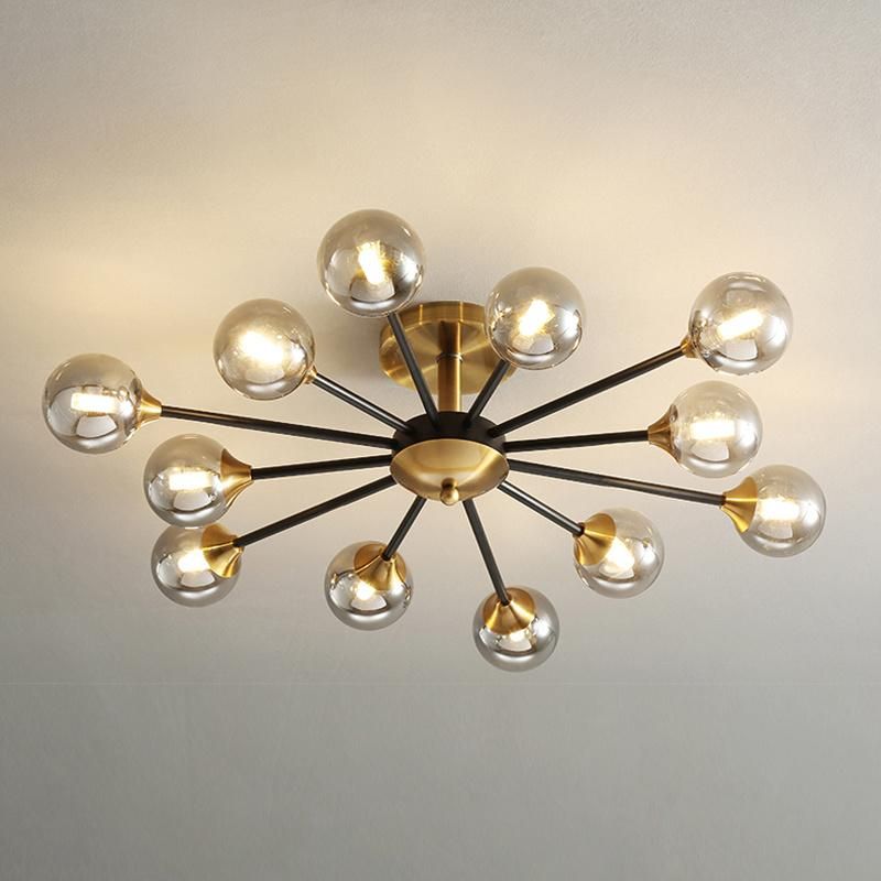 Postmodern Light Luxury Living Room Lamp Warm Bedroom Dining Room Study Ceiling Light