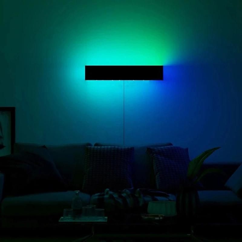 Living Room Remote Control Colorful Bedroom Bedside RGB Wall Light (WH-OR-52)