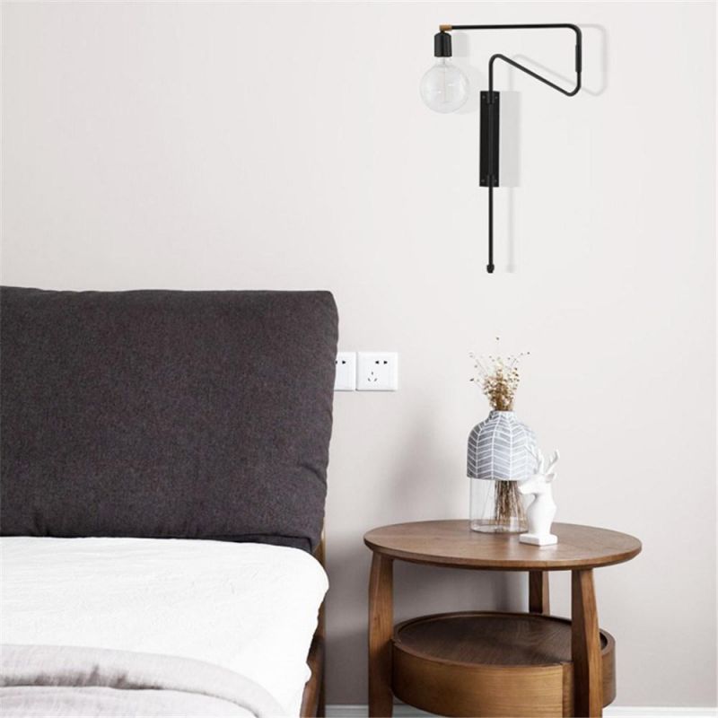Modern LED Wall Lamps Angle Adjustable Bedroom Bedside Wall Light Fixtures