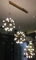 Modern Glass Bubble Ball Chandelier for Restaurant, Bar, and Shop