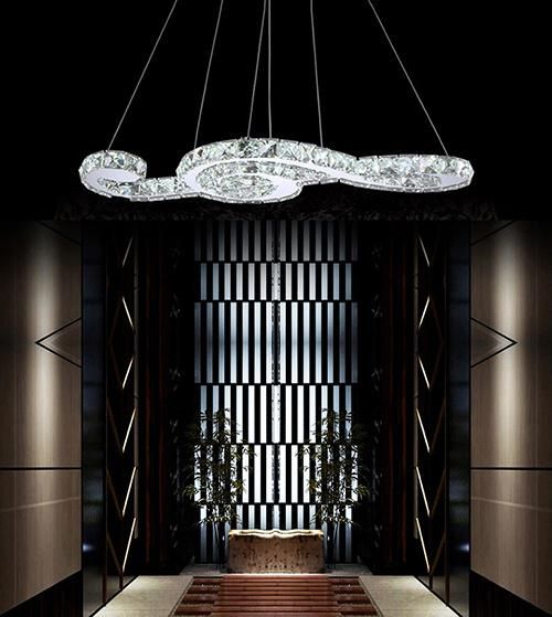LED K9 Crystal Chandelier for Bedroom Decoration Light