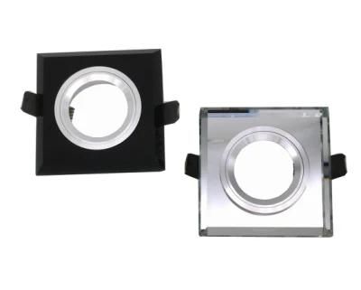 Crystal Aluminium Recessed Ceiling Downlight Fitting Spotlight Housing Frame (LT2123)