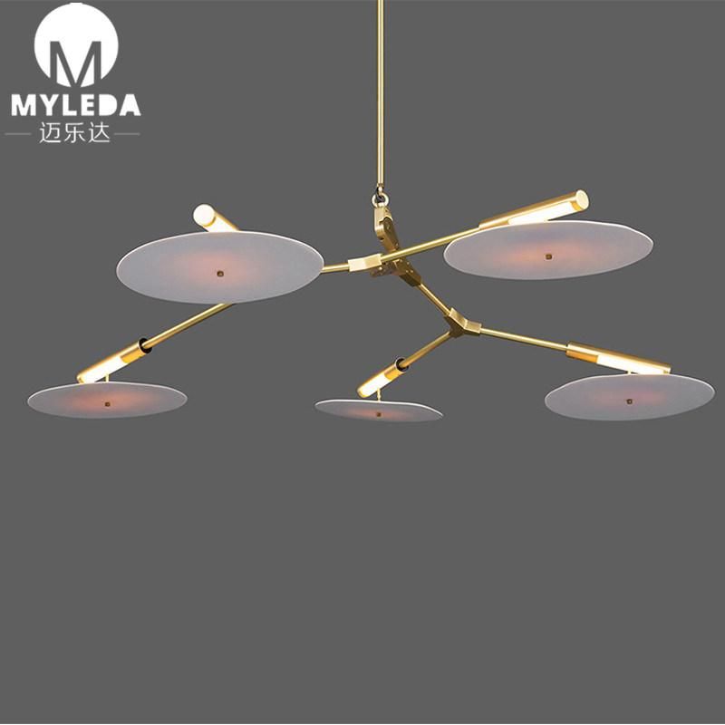 Decorations White Wisteria Flower Chandelier Lighting