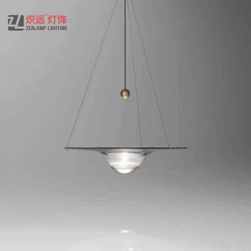 Nordic Chandelier Restaurant Lighting Bedside Hotel Ripple Glass Decorative Lamps