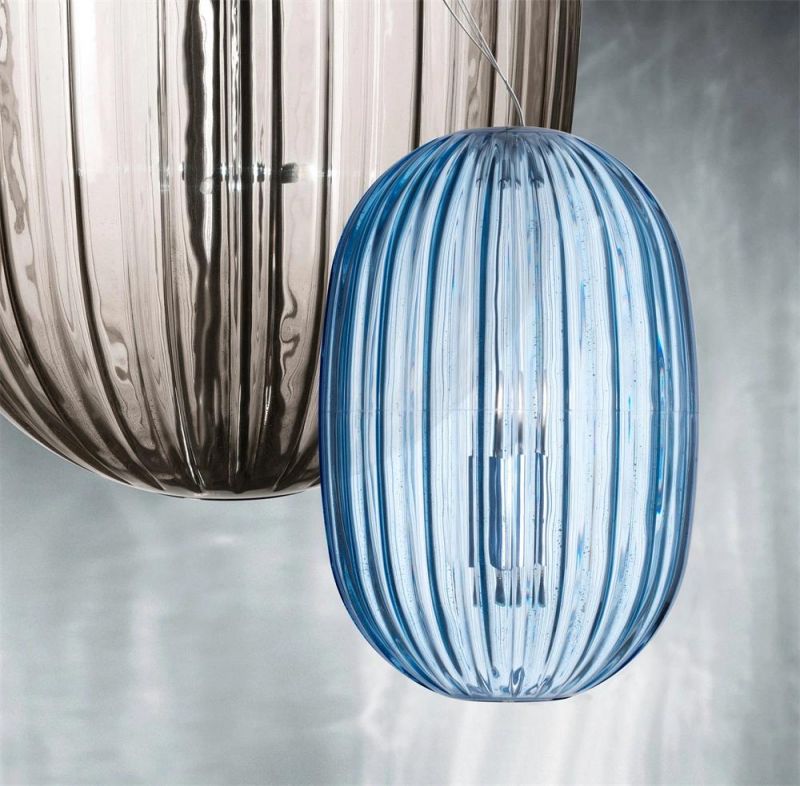2022 Decorative Hand Blown Round Lamp Shade Hanging Glass Ball Chandelier