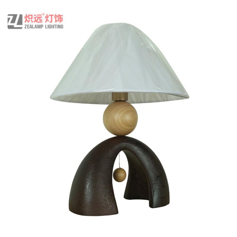 New Art Design Resin Grain Table Lamp for Villa