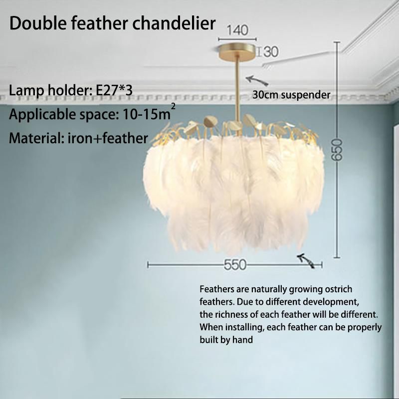 Nordic White Pendant Light Bedroom Modern Minimalist Light Luxury Style Personality Living Room Pendant Lamp (WH-AP-198)
