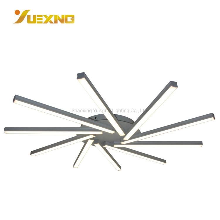 Dimmable Modern Smart Luminaire Strip Round Iron Metal LED SMD Ceiling Lights Lighting