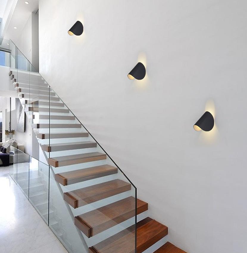 Personality Rotatable Wall Lamp for Bedroom Corridor Aisle Bedside Wall Light