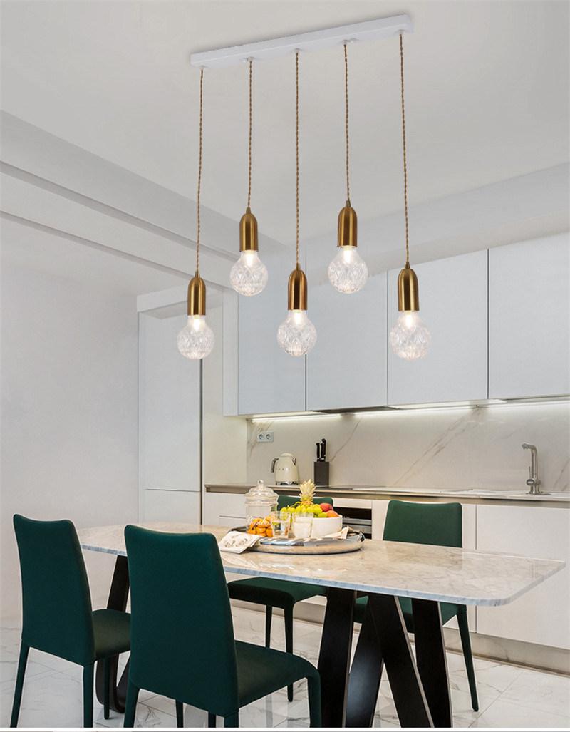 Modern Style Glass Hanging Pendant Lamp