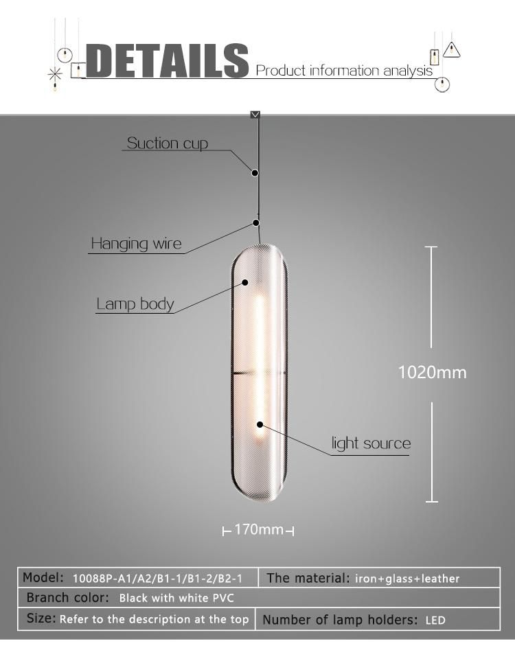 Meta Acrylic LED Modern Pendant Lamp
