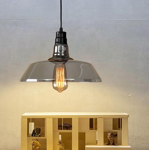 Industrial Glass Wall Lamp Indoor Decoration Light Wall Light with Switch Bedside Wall Lamps