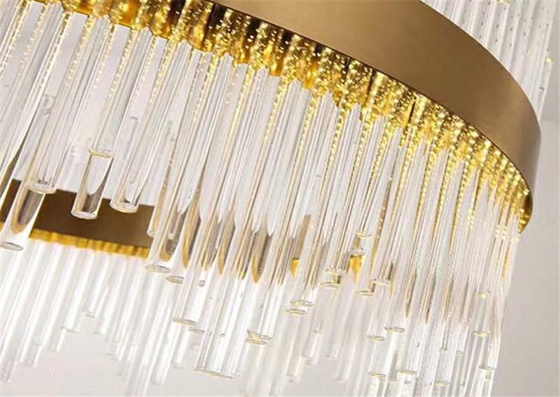 Custom Made Decorative Project Crystal LED Pendant Lighting
