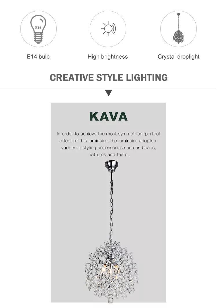 Glinting Wholesale European Popular Interior Glossy Prismatic Decoration Chandelier