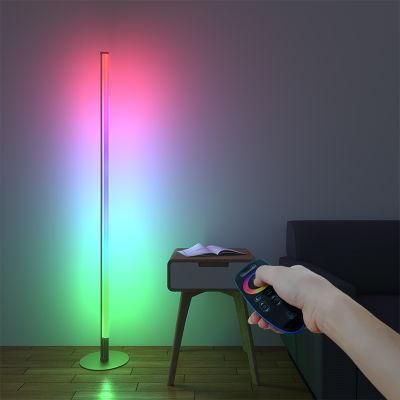 Smart RGB Colorful Floor Lamp with Remote Control Phone APP Control Corner LED Nordic Standing