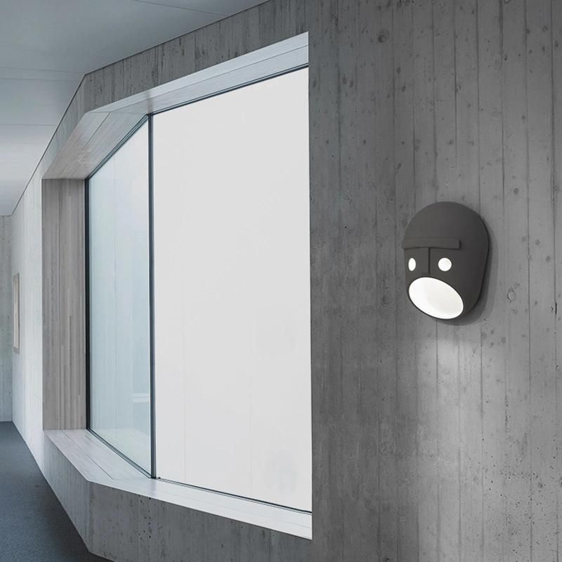 Modern Simple Art Wall Lamp Nordic Creative Mask Dining Room Hallway LED Light