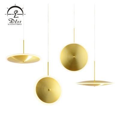 Wholesales Decorative Home LED Suspension Gold Pendant Light