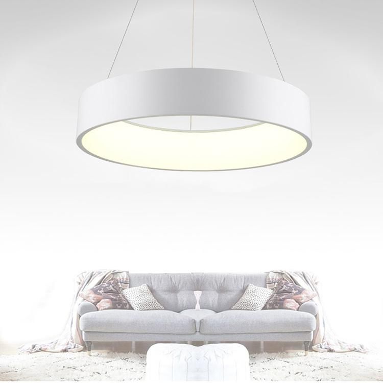 Round White Kitchen Pendant Anging Lights for Indoor Home Lamp Fixtures (WH-AP-05)