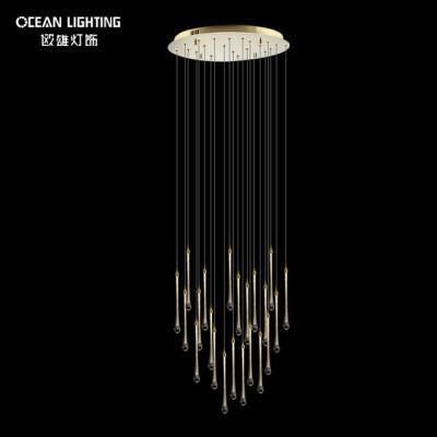 Modern Decoration Crystal Metal LED Pendant Light