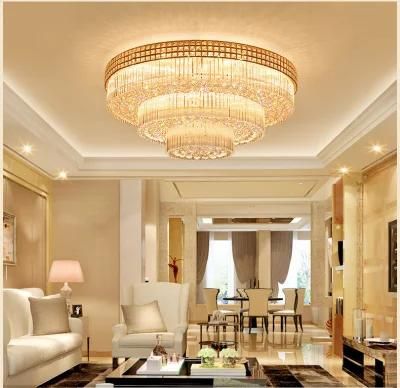 Villa Dome Chandeliers Lighting Ceiling LED Lamp Home Decor Ceiling Crystal Chandelier Modern