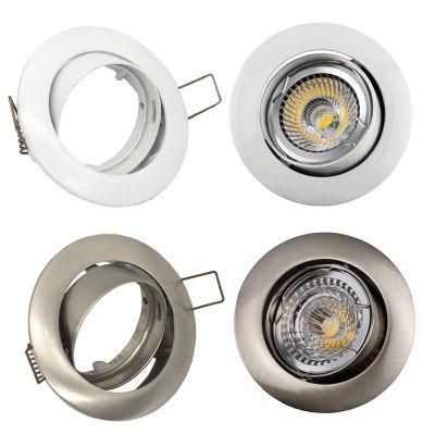 White Round MR16 GU10 LED Lighting Recessed Spot Light Frame (LT1200)