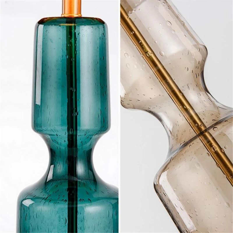 Simple Glass Table Lamp Nordic Designer Living Room Bedroom Decor Lamp Studio Home Decor Ceramic Table Light Fixtures