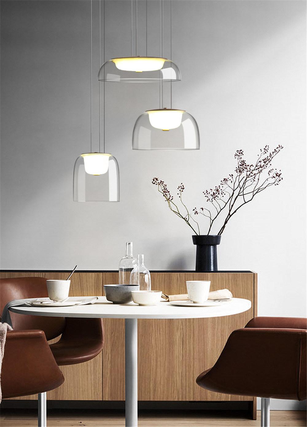 Modern Designer Glass Pendant Lights Dining Room Living Room Kitchen Hanging Lamp Simple Hanglamp Home Decor Light Fixtures