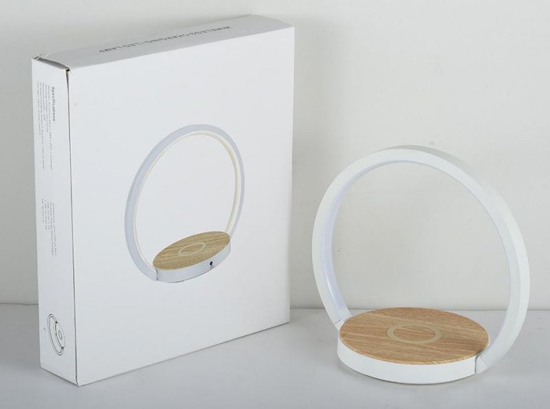 LED Creative Light Smart Bedside Mobile Phone Wireless Charging Table Lamp