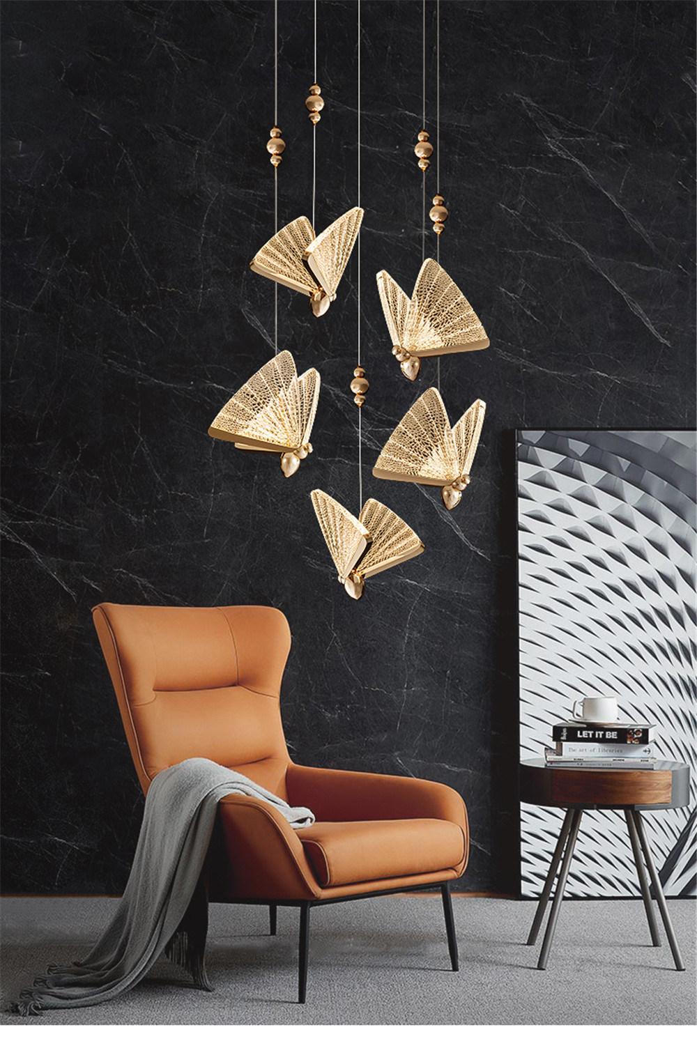 Butterfly Pendant Lights for Bedside Kid′ S Room Winfordo Lighting