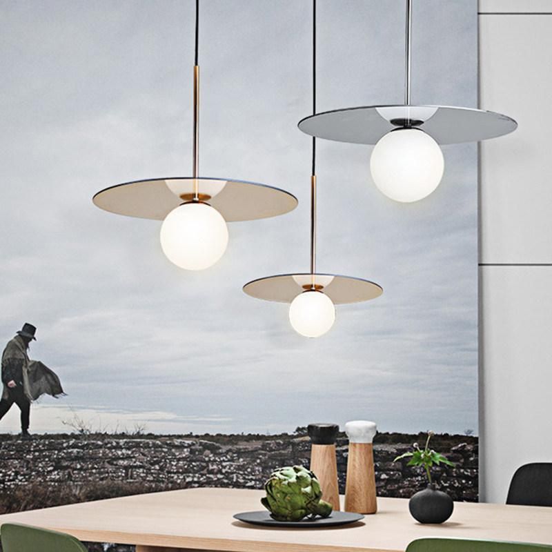 Modern Glass Lamp LED Loft Nordic Minimalist Pendant Lamp Restaurant ceiling Chandelier Bedroom Pendant Lamp (WH-AP-214)