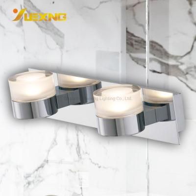 Contemporary New Modern Frosted Bathroom IP44 Vanity Light Dimmable LED Cylinder Bar Wall Lamp
