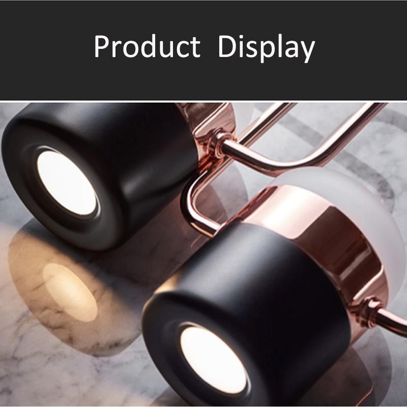 Nordic Simple Rose Gold Long Bar Restaurant Chandelier Hotel Light Luxury Personality Creative Round Bar LED Line Pendant Light