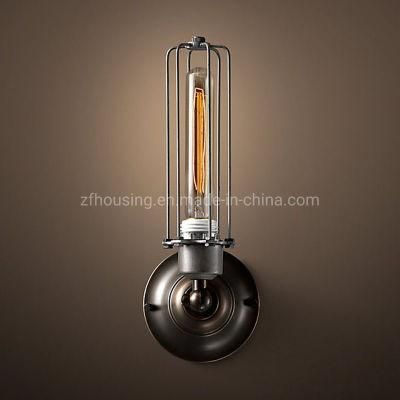 Modern Industrial Loft Iron Rust Water -Proof Retro Wall Lamp for Bedroom or Apartment, Hotel, Winebar, Salon