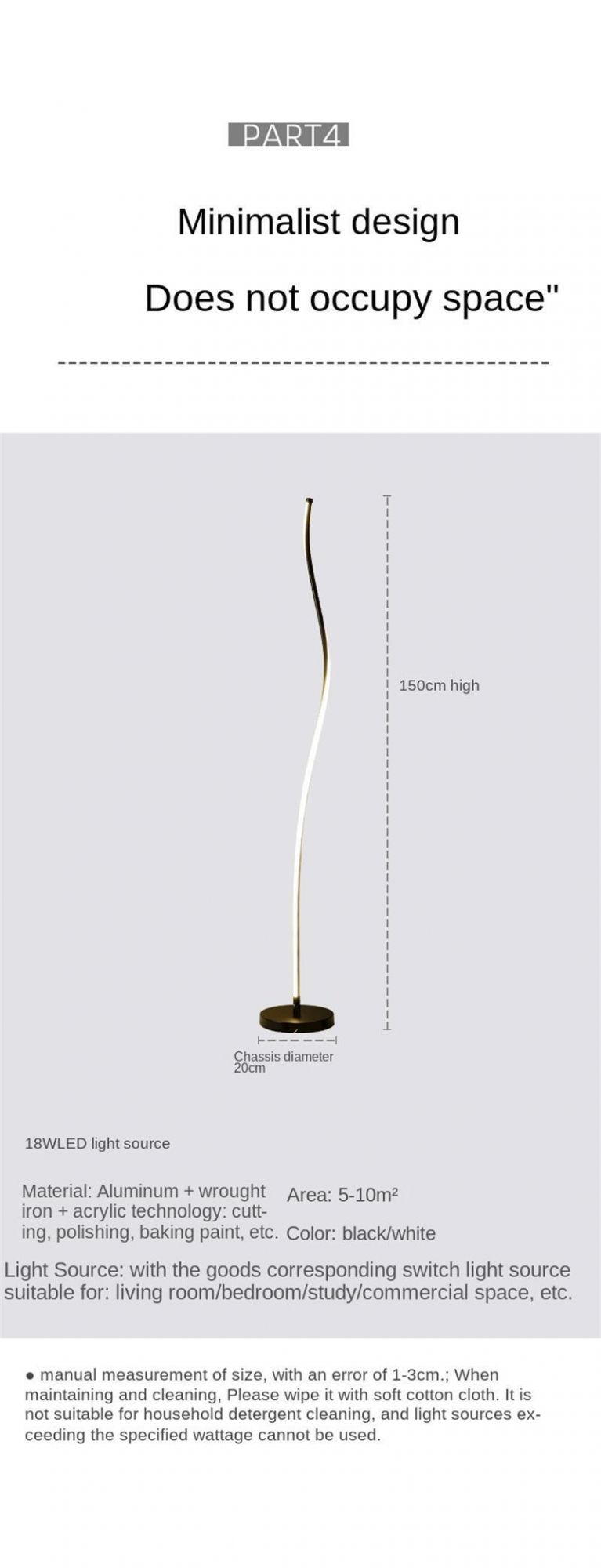 Nordic Minimalist Interior Lighting Design Sense Bedroom Living Room Lamp Floor