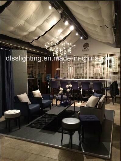 European Style Crystal Penthouse Flats Decoration LED Tree Chandeliers