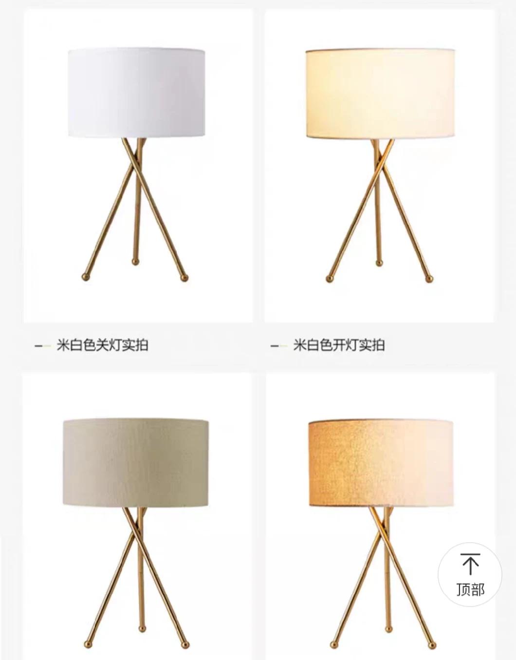 Home Decoration Standing Lamp European Contemporary Chrome Tripod Floor Lamp for Hotel Table Lamp