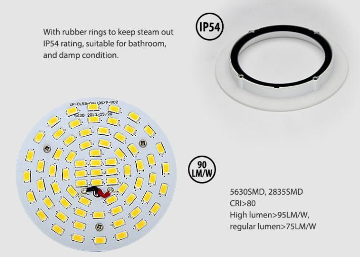 9W 12W 18W 25W Recessed 6" 8" Dimmable LED Downlight