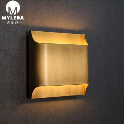 Modern Bronze Finish LED up Down Wall Sconce Light