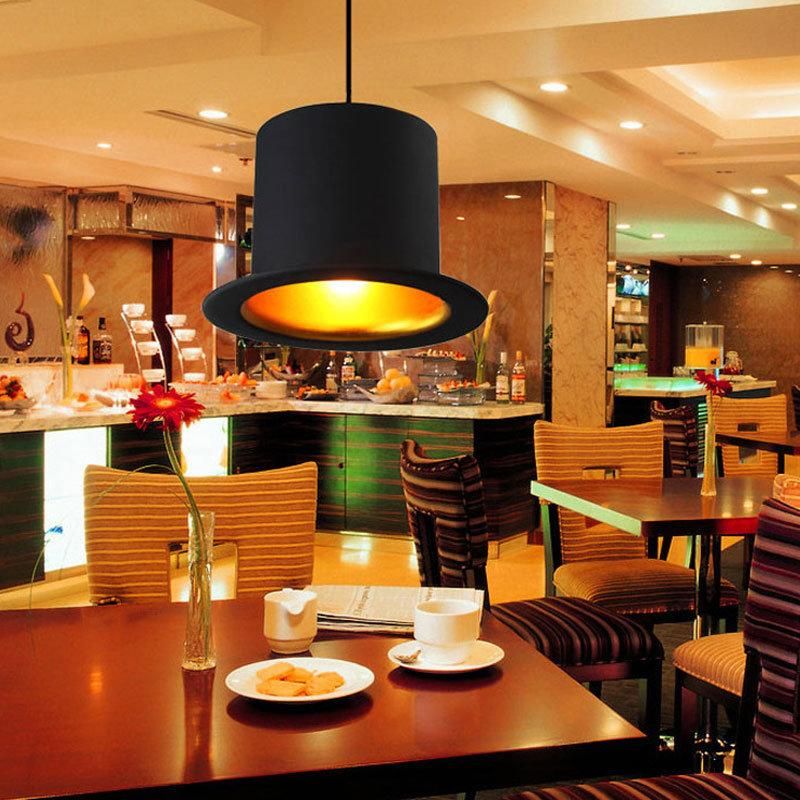 Retro Top Hat Shape LED E27 Pendant Light for Home Improvement Bedside Restaurant Lights (WH-VP-158)