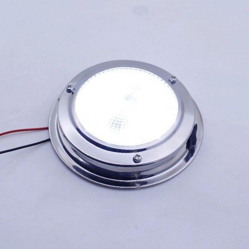 12volt 24V 5.5" Stainless Steel Yacht Marine Boat Cabin Light with Rocker Switch