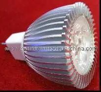 LED Spotlight (MR16 Base, 3W, DC12V, Aluminum)