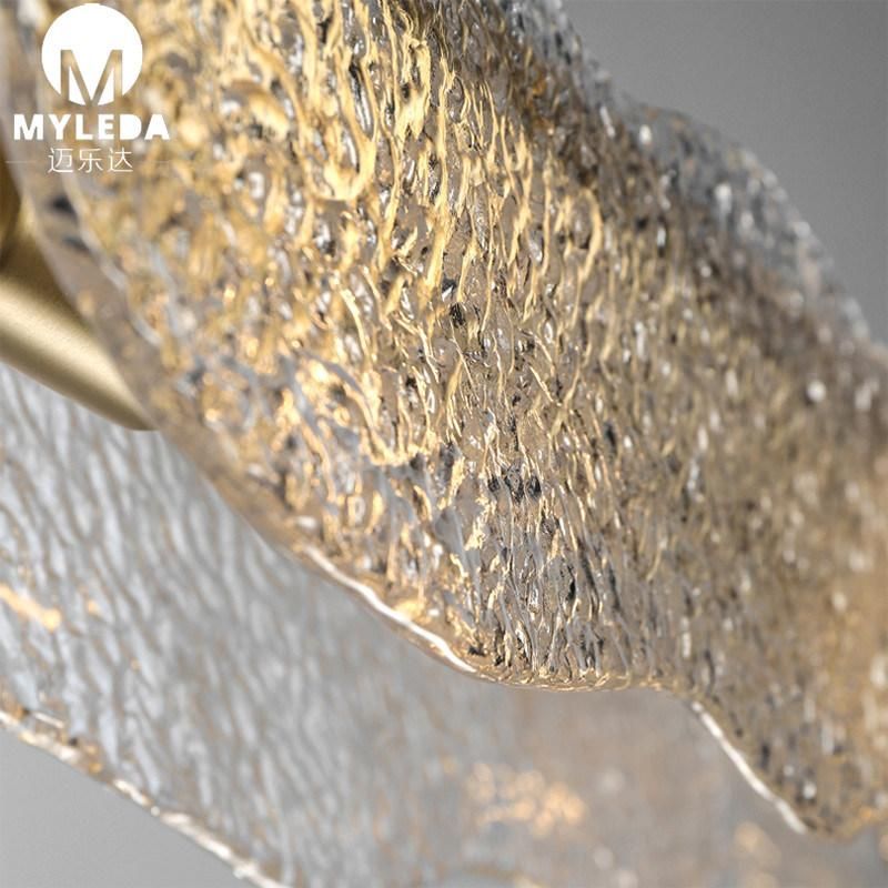 Crystal Glass Living Room Bar Restaurant Pendant Light