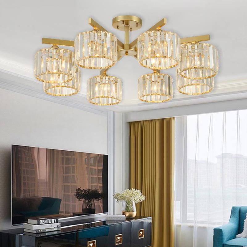 Fancy Crystal LED Ceiling Lights Food Indoor Home Lighting Fixtures Wh-Ca-40