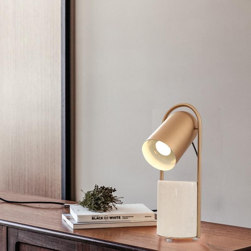 Modern Bedroom Bedside Living Room Apartment Room Study Natural Marble Table Lamp