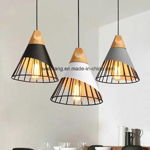 Aluminum Pendant Lamp Black Color E27 Indoor Decoration Light